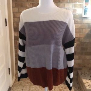 New Boutique Striped Sweater
